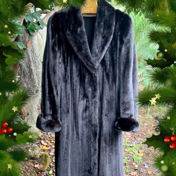 Jackets & Blazers - 🎁Stunning Female Mink Full Length Fur Coat XL